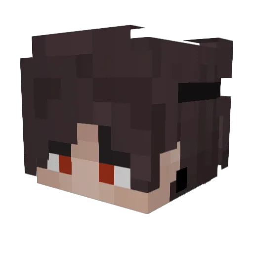 osvaldo_uru Minecraft avatar head, 3D render