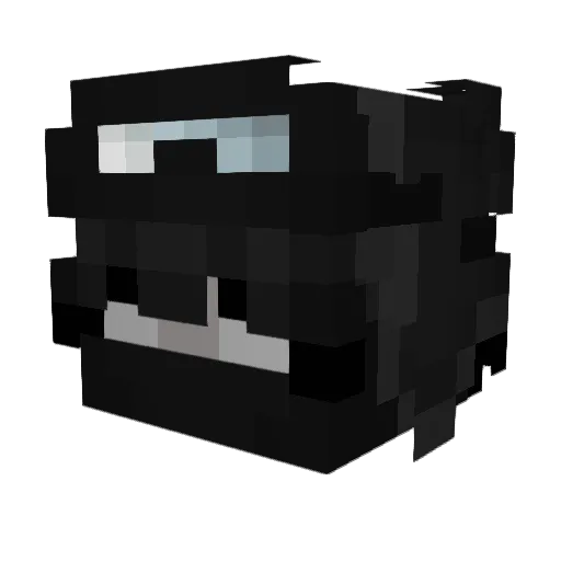 osvl Minecraft avatar head, 3D render