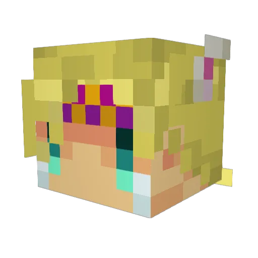 osya_NK Minecraft avatar head, 3D render