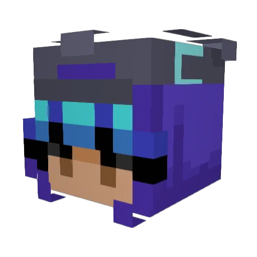 osyamuu Minecraft avatar head, 3D render