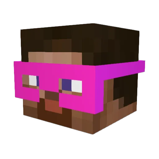 otThoyx Minecraft avatar head, 3D render