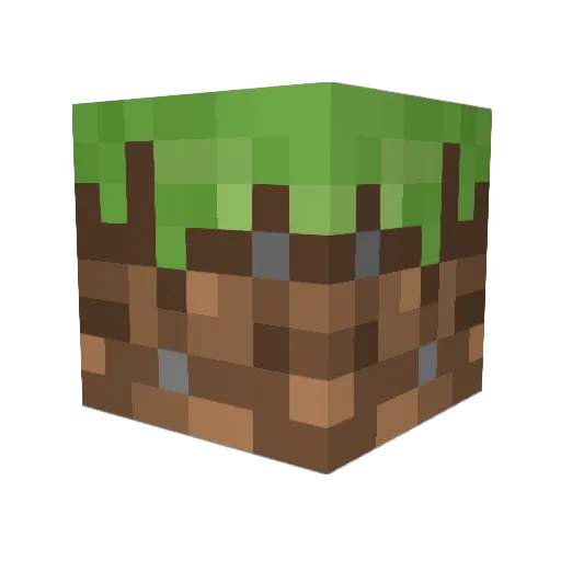 otacker Minecraft avatar head, 3D render
