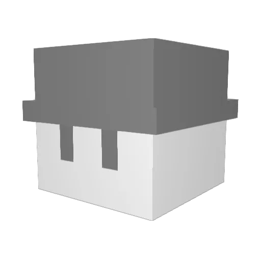 otaka1125 Minecraft avatar head, 3D render