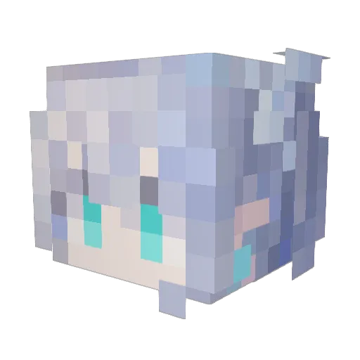 otaki11 Minecraft avatar head, 3D render