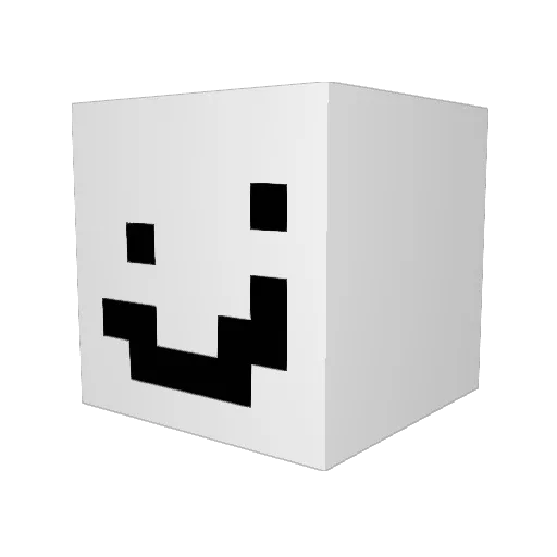 otirruB Minecraft avatar head, 3D render