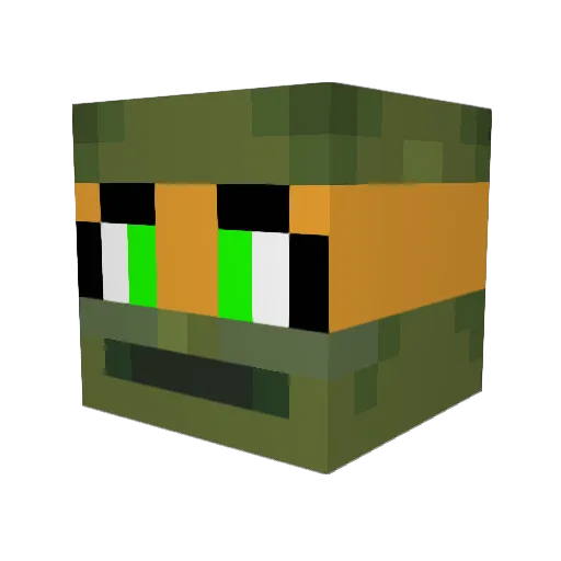otisspy123 Minecraft avatar head, 3D render