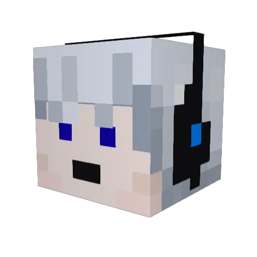 otomaru13 Minecraft avatar head, 3D render