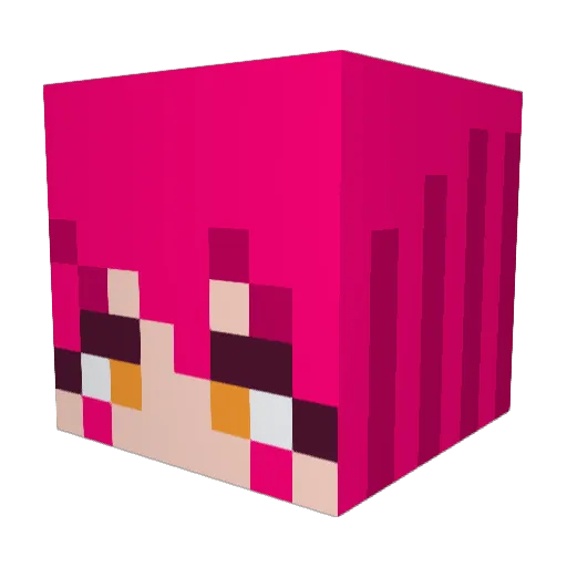 otome2626 Minecraft avatar head, 3D render