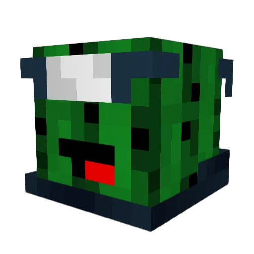 otomekamone Minecraft avatar head, 3D render