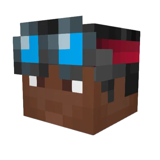 otterboy28 Minecraft avatar head, 3D render
