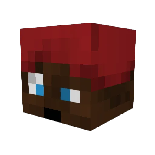 otti08 Minecraft avatar head, 3D render