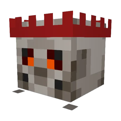 otticeek Minecraft avatar head, 3D render