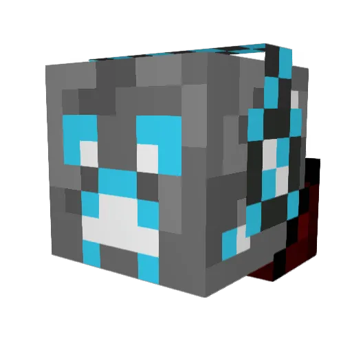 ottkill Minecraft avatar head, 3D render
