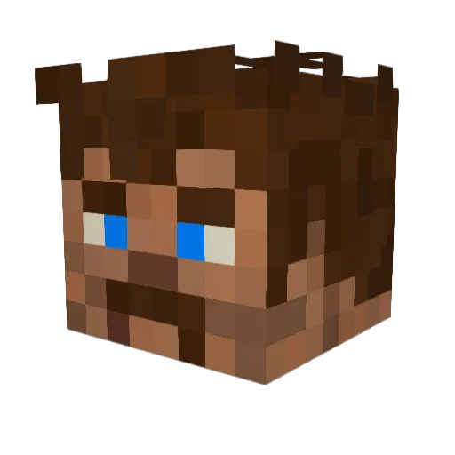 otto1650 Minecraft avatar head, 3D render