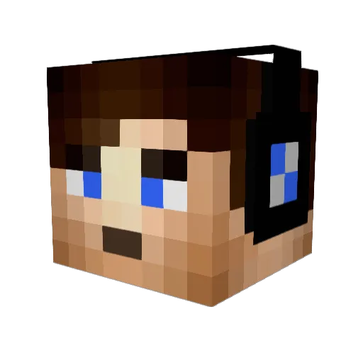 otto2011 Minecraft avatar head, 3D render