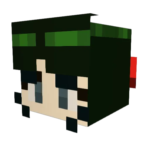 otto2828 Minecraft avatar head, 3D render