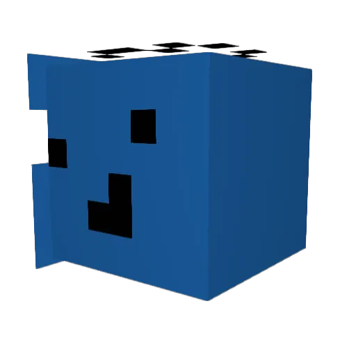 ottobarn Minecraft avatar head, 3D render