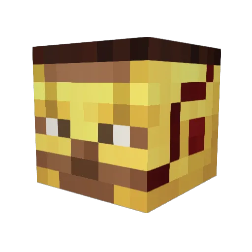 ottoboss565 Minecraft avatar head, 3D render