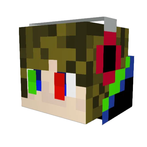ottomaisteri Minecraft avatar head, 3D render