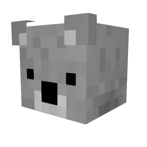 ottotoni Minecraft avatar head, 3D render
