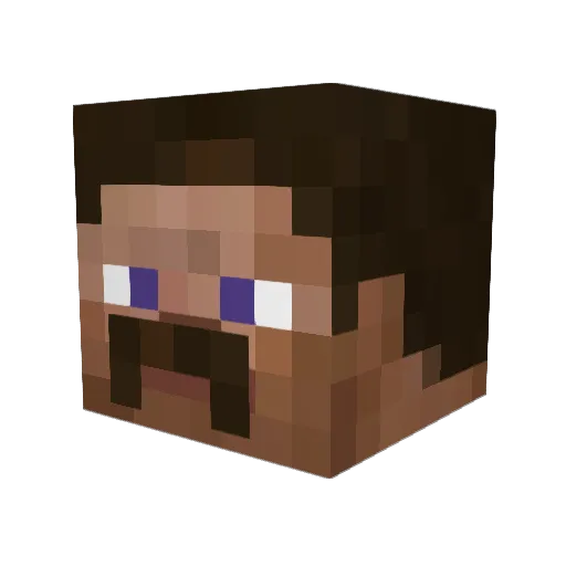 ottu9323 Minecraft avatar head, 3D render