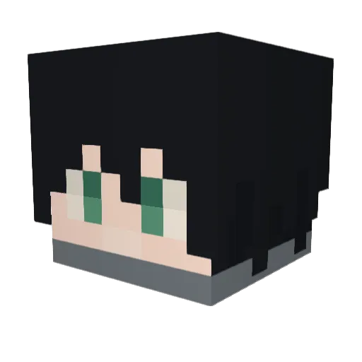 ottyannman Minecraft avatar head, 3D render