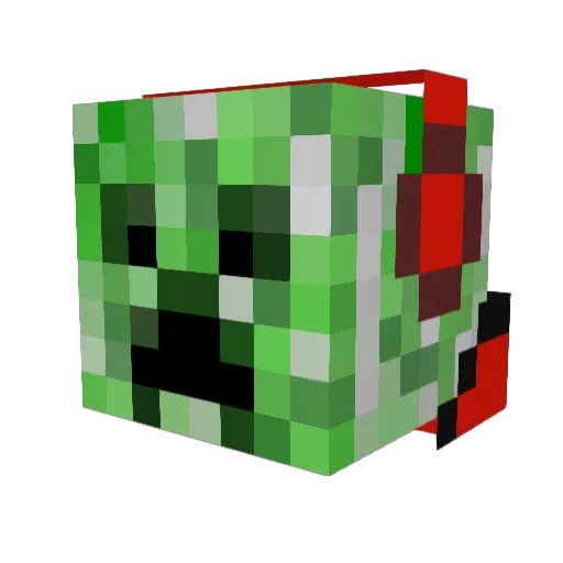 otw101 Minecraft avatar head, 3D render