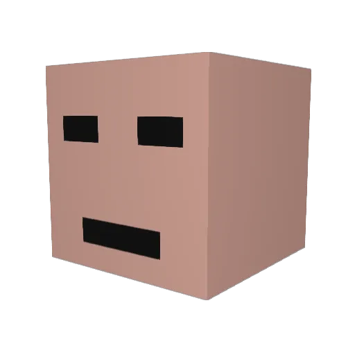 oty31 Minecraft avatar head, 3D render