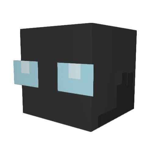 ouassiminat1 Minecraft avatar head, 3D render