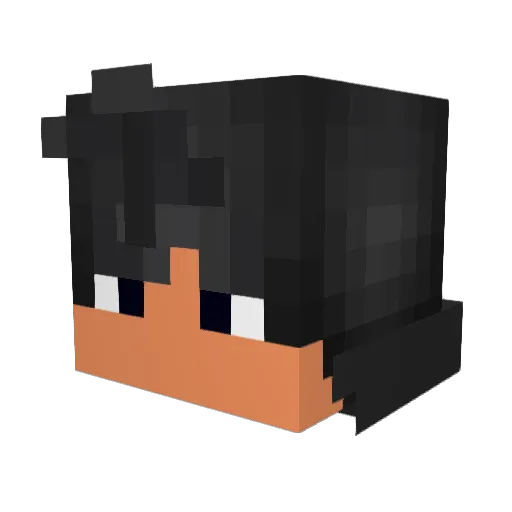 oueex_s Minecraft avatar head, 3D render