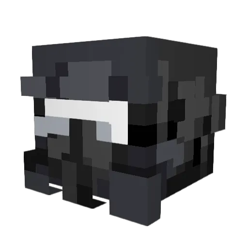 oullador Minecraft avatar head, 3D render