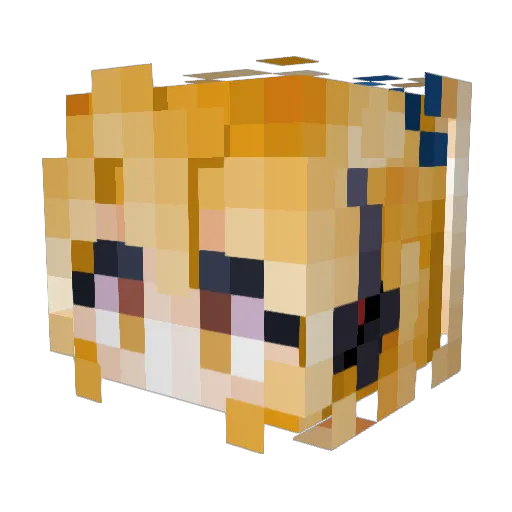 oulupyt Minecraft avatar head, 3D render