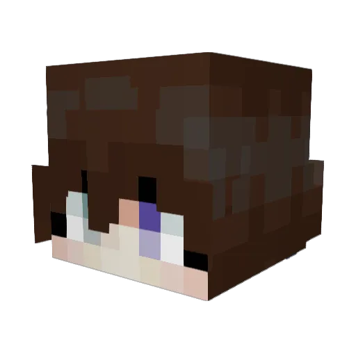oun2020 Minecraft avatar head, 3D render