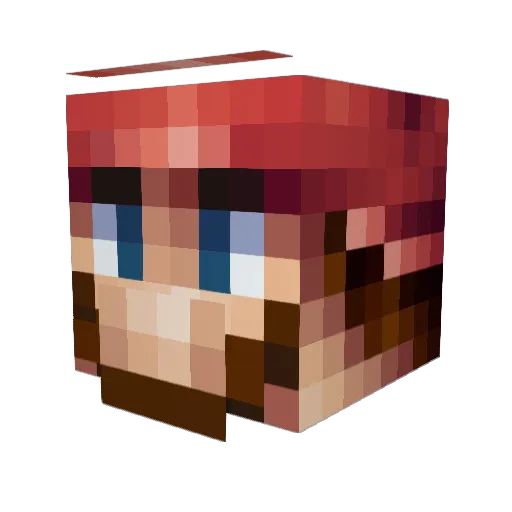 ounick008 Minecraft avatar head, 3D render