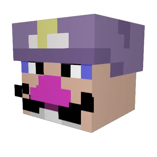 ourseveres Minecraft avatar head, 3D render
