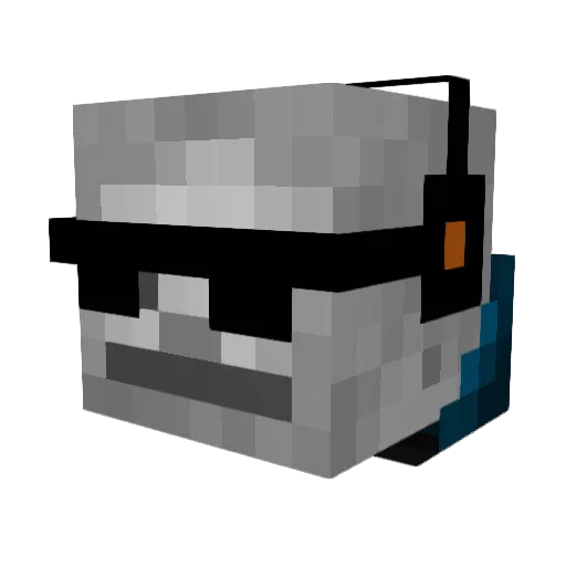 outdoor96 Minecraft avatar head, 3D render