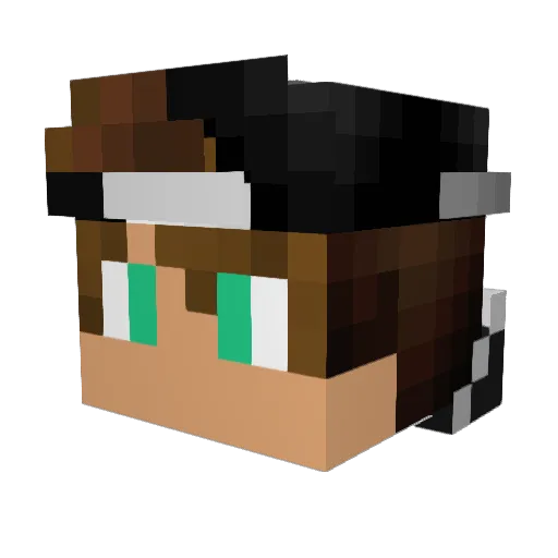 outdoorman123 Minecraft avatar head, 3D render