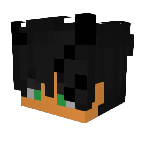 outerboomer Minecraft avatar head, 3D render