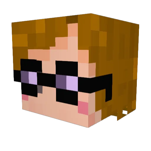 outerheaven1059 Minecraft avatar head, 3D render