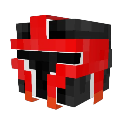 outofhereboy Minecraft avatar head, 3D render