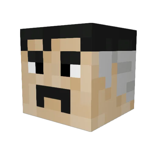 outrightlake565 Minecraft avatar head, 3D render