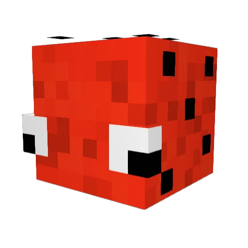 outwardermine46 Minecraft avatar head, 3D render
