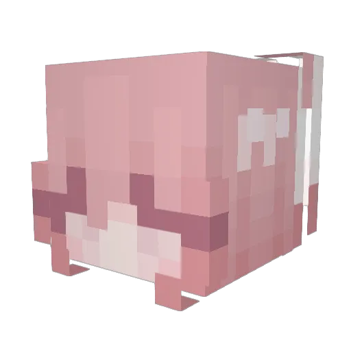 ouziz Minecraft avatar head, 3D render