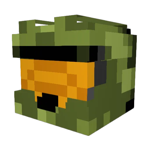 ovalacio Minecraft avatar head, 3D render