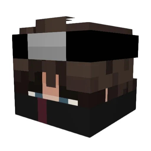 ovanny Minecraft avatar head, 3D render
