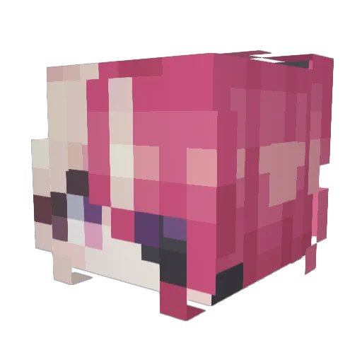 overacz Minecraft avatar head, 3D render