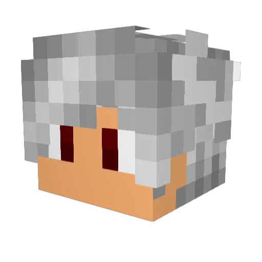 overdosee_ Minecraft avatar head, 3D render