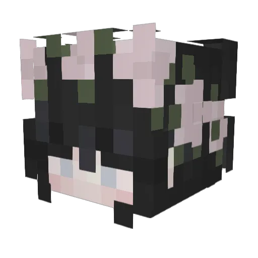 overkiyo Minecraft avatar head, 3D render