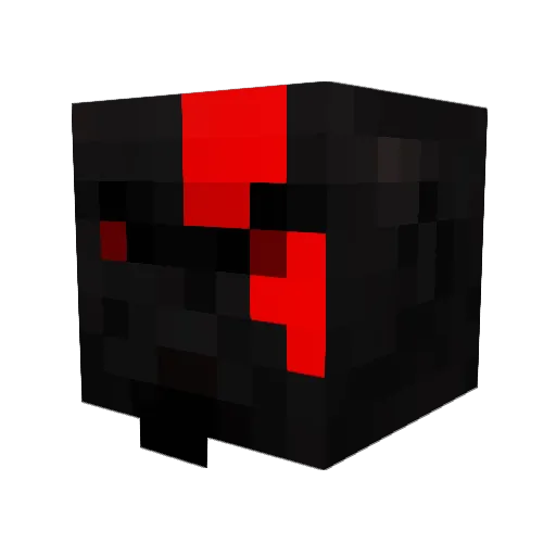 overlord420 Minecraft avatar head, 3D render