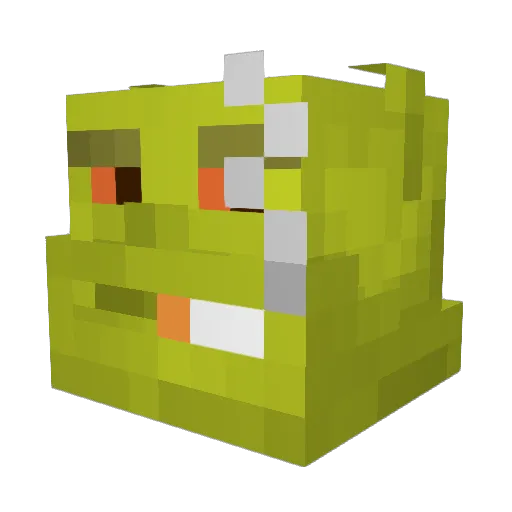 overlord_420__ Minecraft avatar head, 3D render
